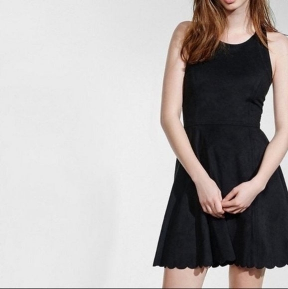 Express Dresses & Skirts - Express Suede Skater Dress